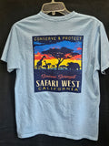 Safari West Conserve & Protect Blue T-Shirt