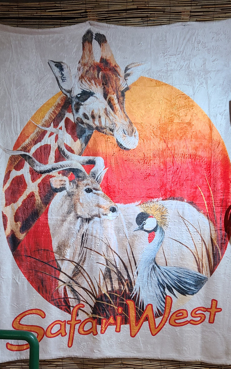 Safari 2024 wild throw quilt