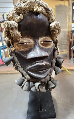 West African Hand Carved Ceremonial Masks