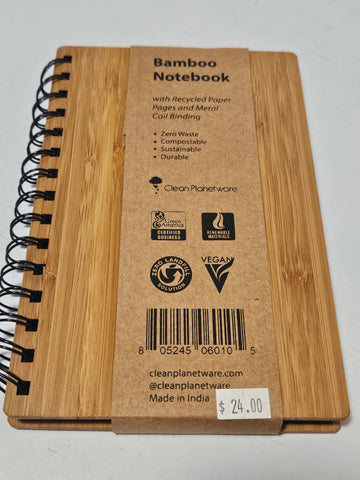 Recycled Bamboo Notebook