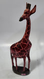 Hand Carved Giraffe Statue