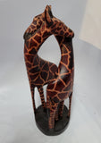 Hand Carved Giraffe Statue