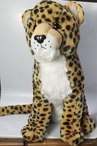18" Jumbo Stuffed Cheetah
