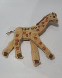 Wool Felt Giraffe & Rhino Safari West Ornaments
