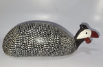 Hand Carved and Hand Painted Guinea Fowl