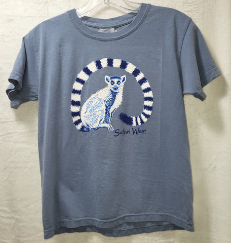 Ring Tailed Lemur Short Sleeve Tee in Adult and Youth